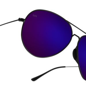 Tangle Free Aviator - Purple Polarized